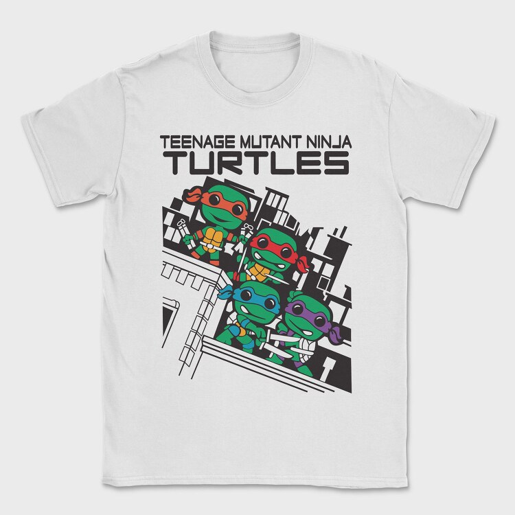 Teenage Mutant Ninja Turtles, Tricou Barbati (Unisex)