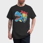 Drunk Dino Yeah, Tricou Barbati (Unisex)