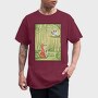 Cute Fox And Owl, Tricou Barbati (Unisex)