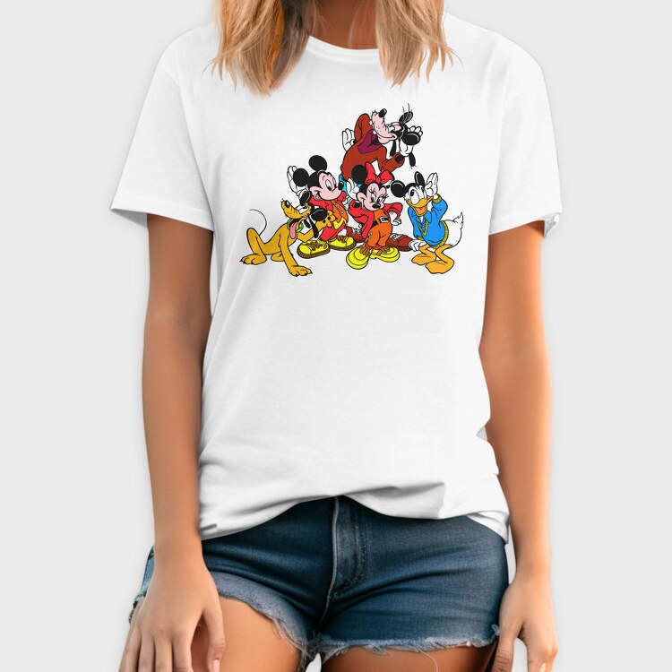 Cartoon Retro Disney 1, Tricou Barbati (Unisex)