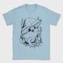 Frog And Mushroom Hand Drawn, Tricou Barbati (Unisex)