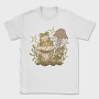 Frog And Mushrooms On, Tricou Barbati (Unisex)