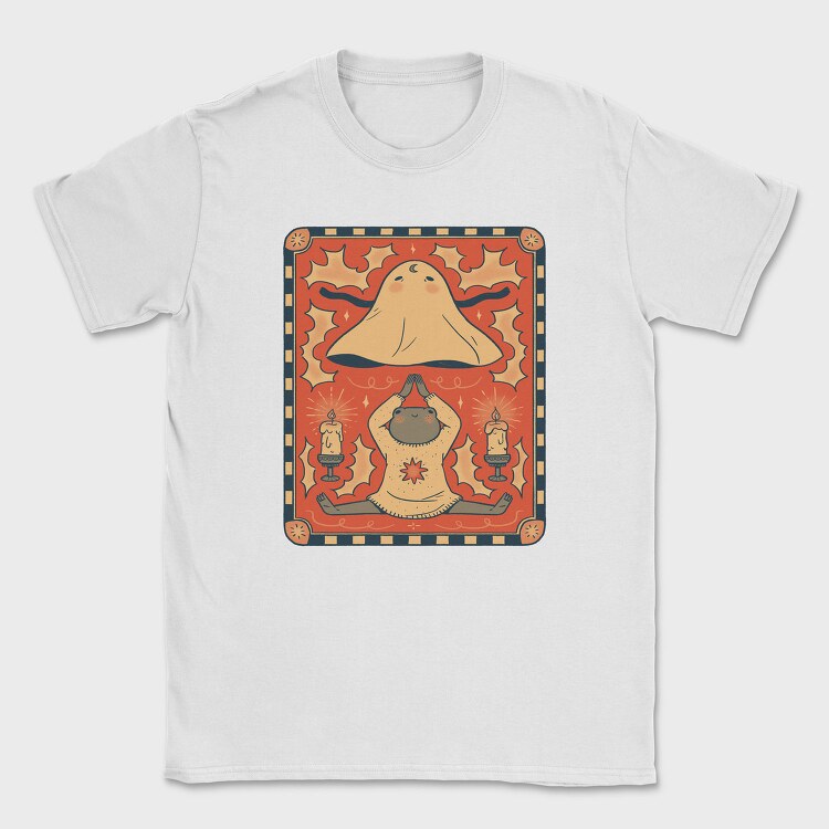 Frog Animal And Ghost Cartoon, Tricou Barbati (Unisex)