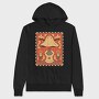 Frog Animal And Ghost Cartoon, Hanorac Oversize Barbati (Unisex)