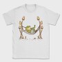 Frog Animal Chilling In Hammock Cottagecore, Tricou Barbati (Unisex)
