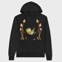 Frog Animal Chilling In Hammock Cottagecore, Hanorac Oversize Barbati (Unisex)