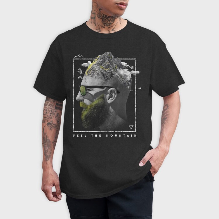 Mountain Head, Tricou Barbati (Unisex)
