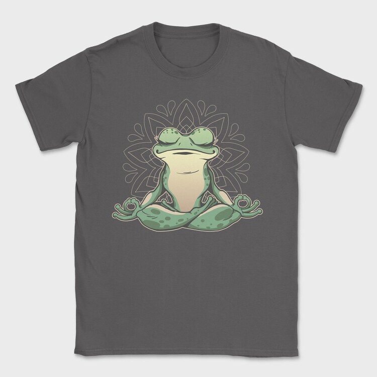 Frog Doing Yoga, Tricou Barbati (Unisex)