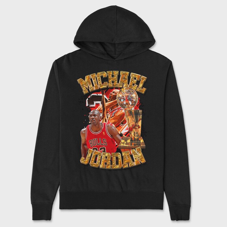 Michael Jordan Nba, Hanorac Oversize Barbati (Unisex)