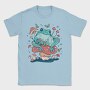Frog In A Mushroom Cottagecore Pillow, Tricou Barbati (Unisex)