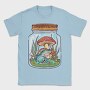 Frog In Mason Jar Nature, Tricou Barbati (Unisex)