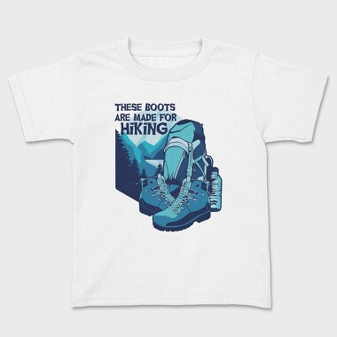 Boots For Hiking, Tricou Copii