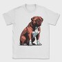 Bordeaux Mastiff Dog, Tricou Barbati (Unisex)