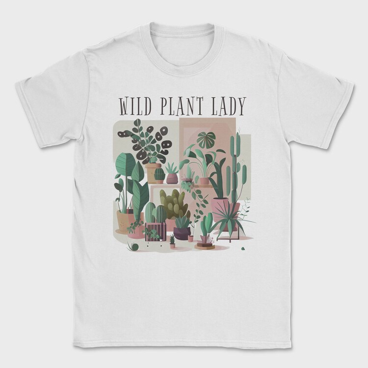 Botanical Wild Plant Lady, Tricou Barbati (Unisex)