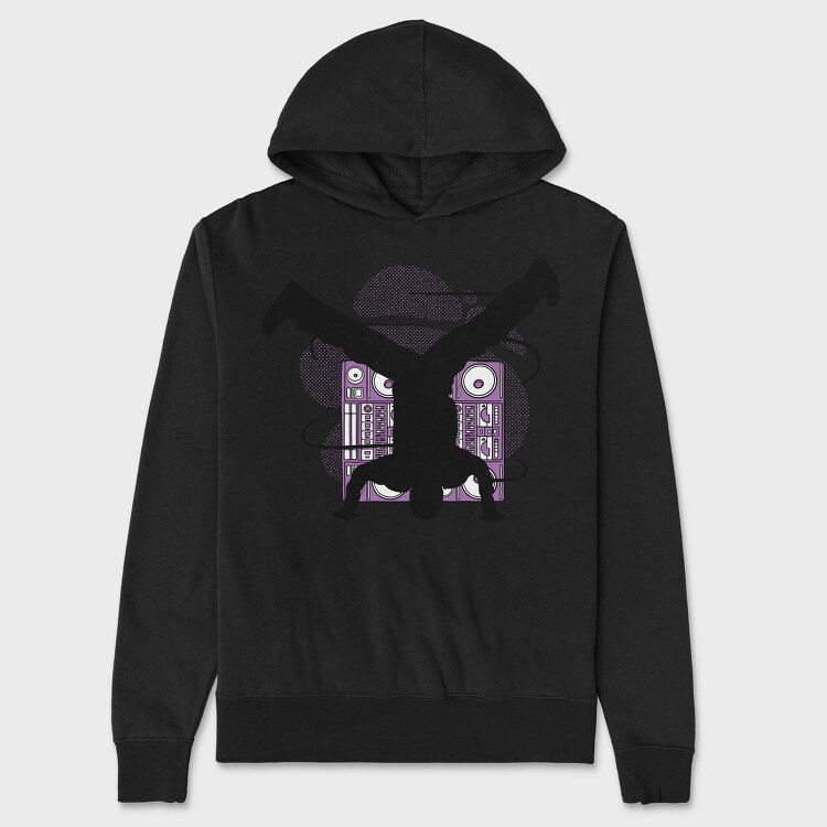 Breakdancing Breakdancer, Hanorac Oversize Barbati (Unisex)