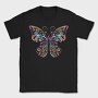 Bright Colored Butterfly Colorful, Tricou Barbati (Unisex)