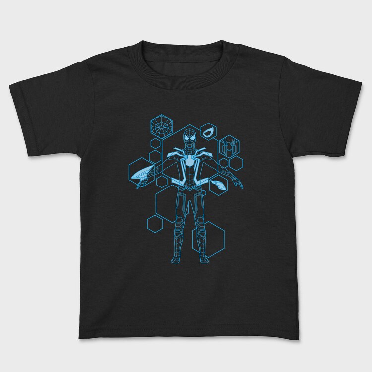 Spiderman Tech Hex, Tricou Copii