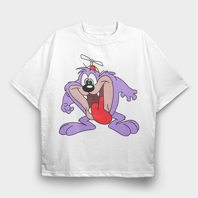 Taz Howl, Tricou Oversize Barbati (Unisex)