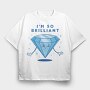 Brilliant Diamond I M So Brilliant Nc, Tricou Oversize Barbati (Unisex)