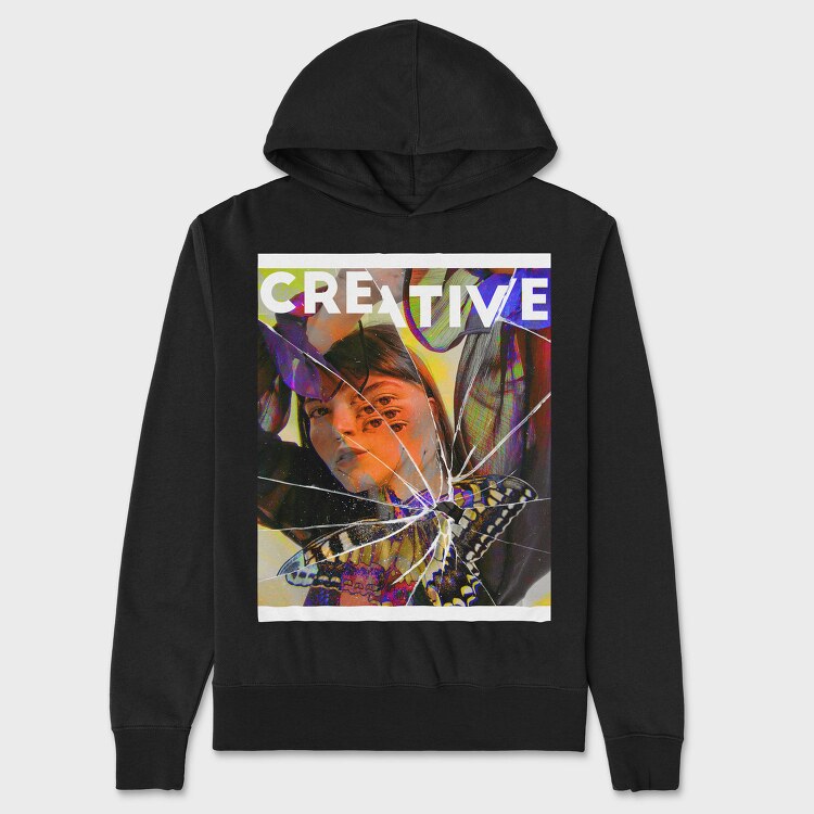 Broken Glass Creative, Hanorac Oversize Barbati (Unisex)