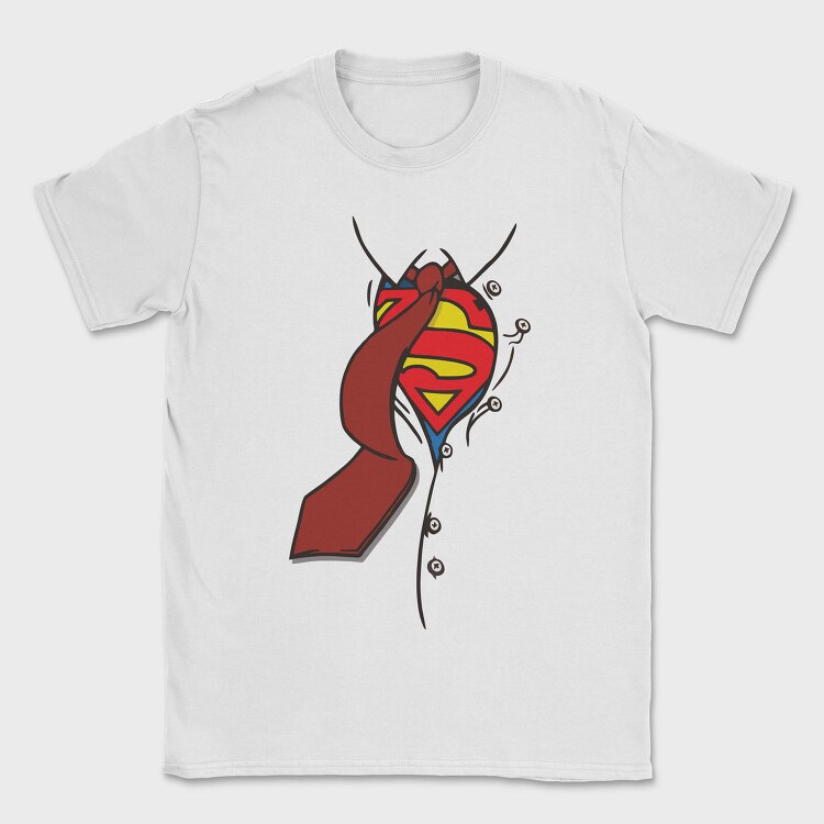 Superman Shield, Tricou Barbati (Unisex)
