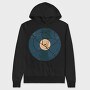 Broken Vinyl Retro, Hanorac Oversize Barbati (Unisex)