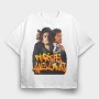 Thug Life Nba, Tricou Oversize Barbati (Unisex)