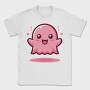 Bubbly Pink Ghost, Tricou Barbati (Unisex)