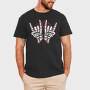 Rock Skeleton Hands, Tricou Barbati (Unisex)