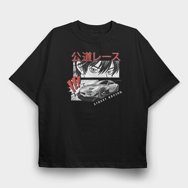 Rx 7 Japan, Tricou Oversize Barbati (Unisex)