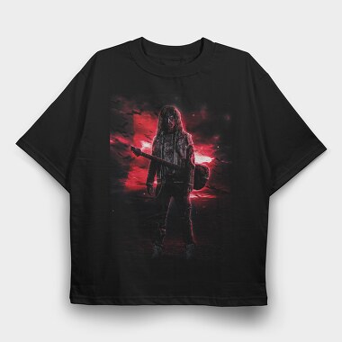 Music Maverick Rock On, Tricou Oversize Barbati (Unisex)