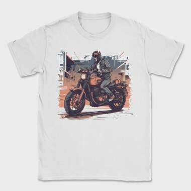 Comic Rider Motorcycle, Tricou Barbati (Unisex)
