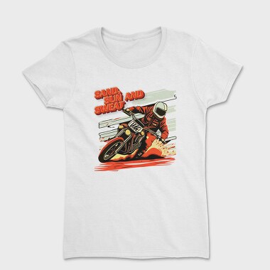 Motocross MotorcycleArt 80S, Tricou Femei