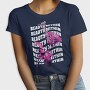 Glitter Fire Rose, Tricou Femei