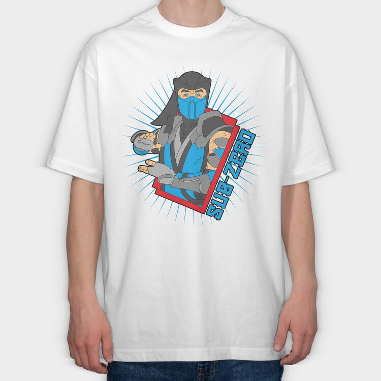 Sub Zero Ninja, Tricou Oversize Barbati (Unisex)