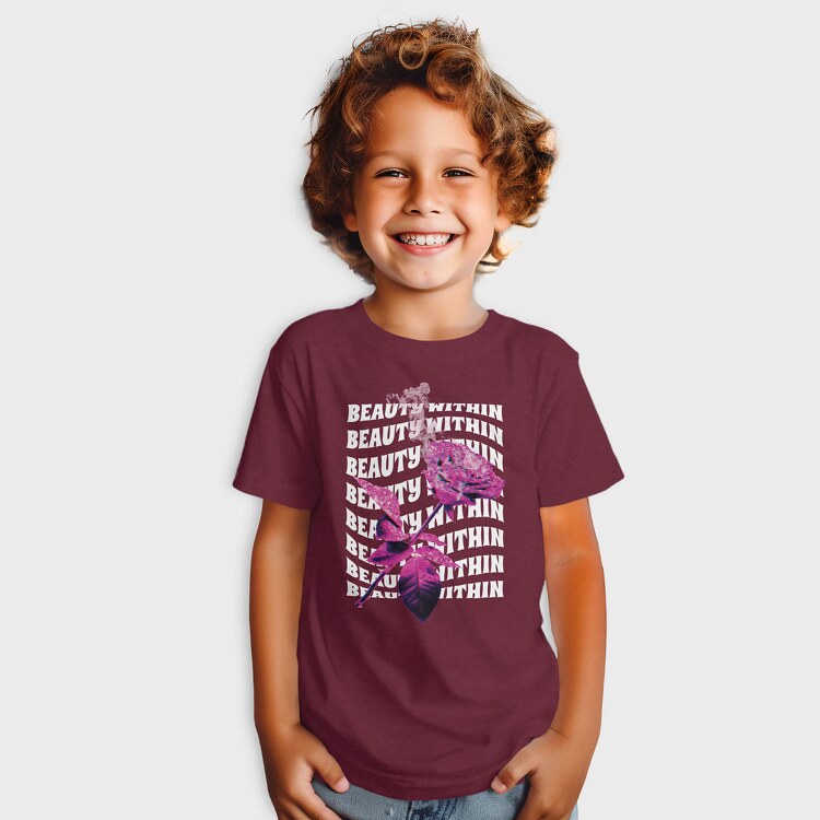 Glitter Fire Rose, Tricou Copii