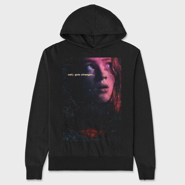 Only Gets Stranger, Hanorac Oversize Barbati (Unisex)
