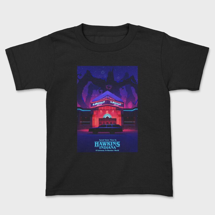 Starcourt Mall Neon Glow, Tricou Copii