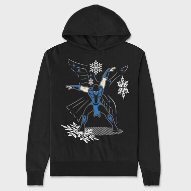 Superhero Pose, Hanorac Oversize Barbati (Unisex)