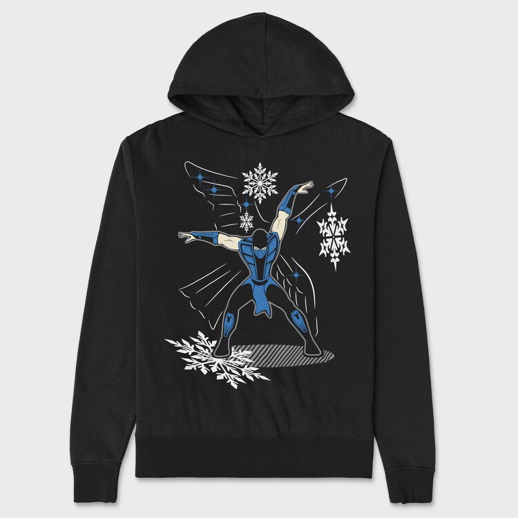 Superhero Pose, Hanorac Oversize Barbati (Unisex)