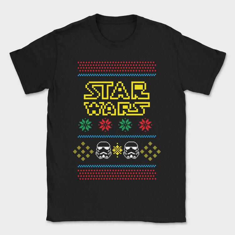 Star Wars Festive Sweater, Tricou Barbati (Unisex)