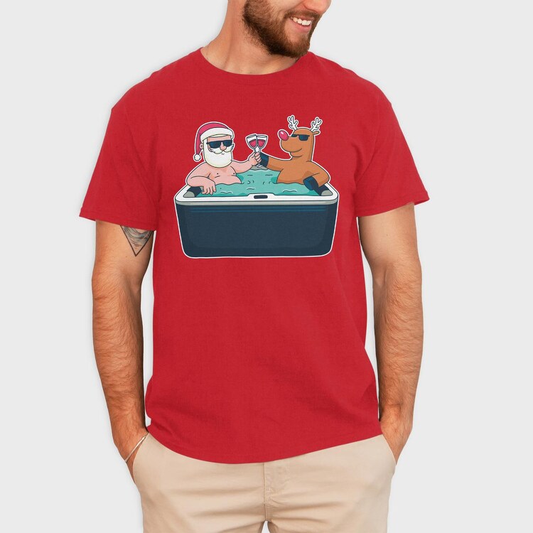 Jacuzzi Christmas, Tricou Barbati (Unisex)