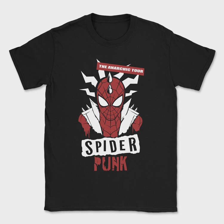 Spiderpunk Tour, Tricou Barbati (Unisex)