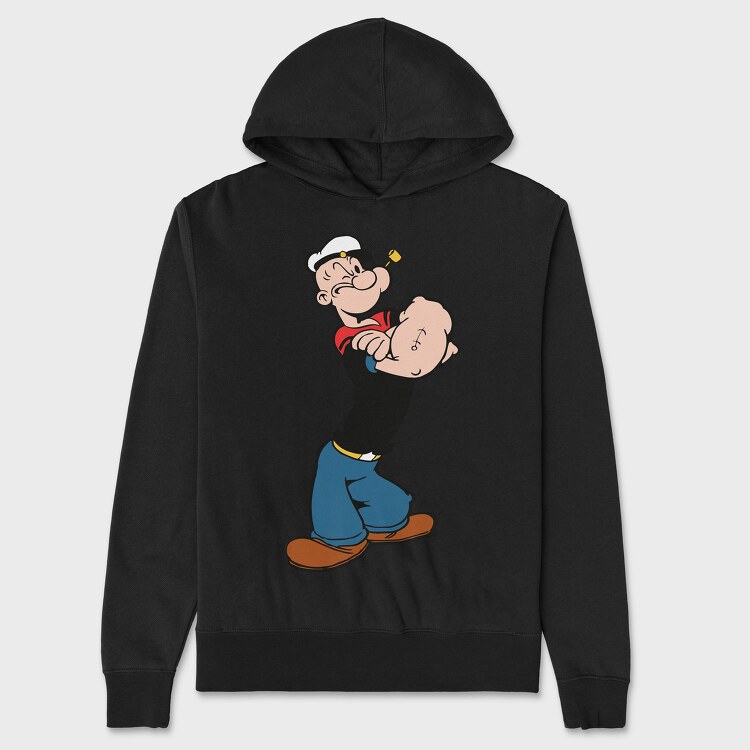 Popeye 11, Hanorac Oversize Barbati (Unisex)