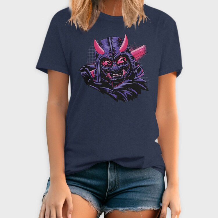 Samurai Cyberpunk Vaporwave, Tricou Barbati (Unisex)
