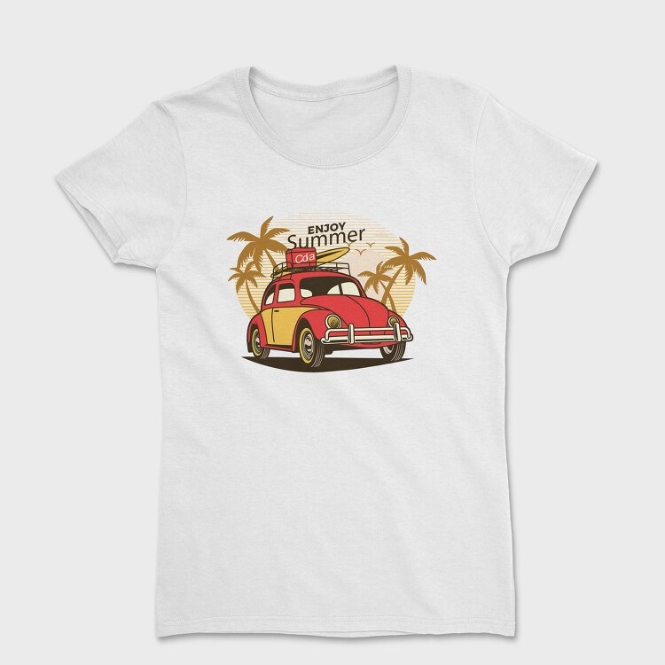 1956 Volkswagen Beetle, Tricou Femei