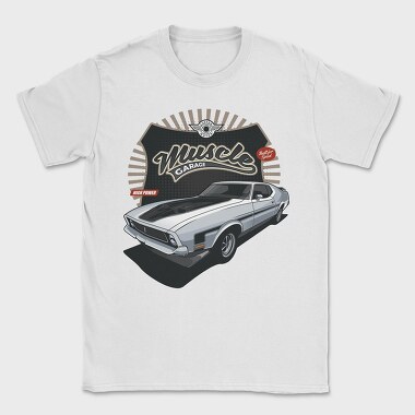 1972 Ford Mustang Mach 1 Fastback, Tricou Barbati (Unisex)