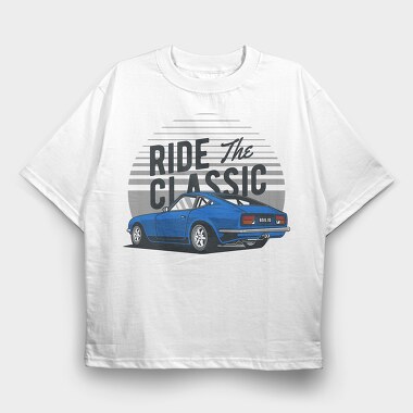 Datsun 240z Ride The Classic, Tricou Oversize Barbati (Unisex)