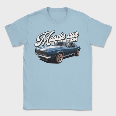 Muscle Blue Car, Tricou Barbati (Unisex)