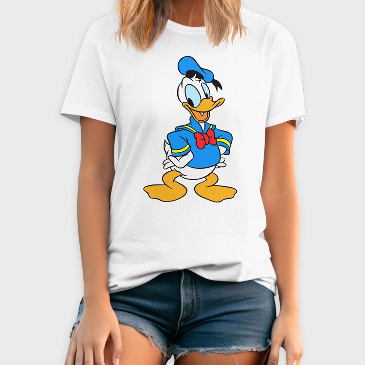 Cartoon Retro Donald Duck 5, Tricou Barbati (Unisex)